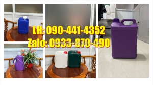Can nhựa 2 lít trắng trong, can 1 lít vuông, can nhựa 500ml đựng hóa chất