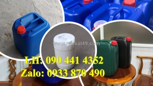 Can nhựa 20 lít đựng dung môi, can nhựa 22 lít đựng gel, can nhựa 25 lít đựng thuốc diệt sâu bọ