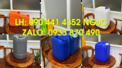 Can nhựa 22 lít vuông xanh, can nhựa 20 lít đựng thuốc diệt sâu bọ, can nhựa 10 lít đựng thuốc nhuộm