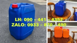 Can nhựa 24 lít đựng hóa chất có sinh khí, thùng nhựa 30 lít lưu trữ xăng dầu