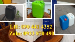 Can nhựa 25 lít đựng chất phụ gia ngành giày da, quần áo, can nhựa 30 lít đựng hóa chất ngành cơ khí