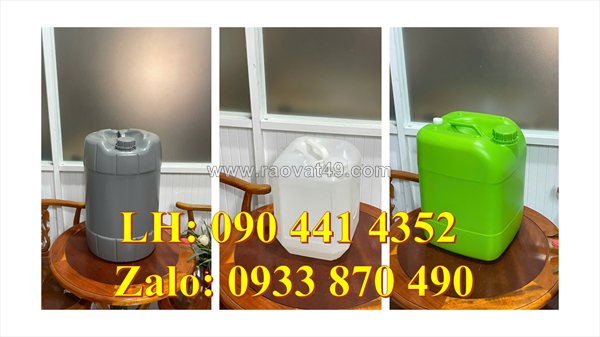 Can nhựa 25 lít đựng chất phụ gia ngành giày da, quần áo, can nhựa 30 lít đựng hóa chất ngành cơ khí