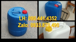 Can nhựa 25 lít đựng mật ong, thùng nhựa 20 lít vuông đựng hcl, can nhựa 10 lít đựng dung môi