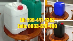 Can nhựa 25 lít vuông trắng – xanh, thùng nhựa 20 lít đựng hóa chất, can nhựa 10 lít đựng axit