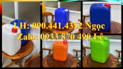 Can nhựa 30 lít đựng dầu ăn, can nhựa 30 lít vuông đựng axit, thùng nhựa 30 lít đựng hóa chất y tế