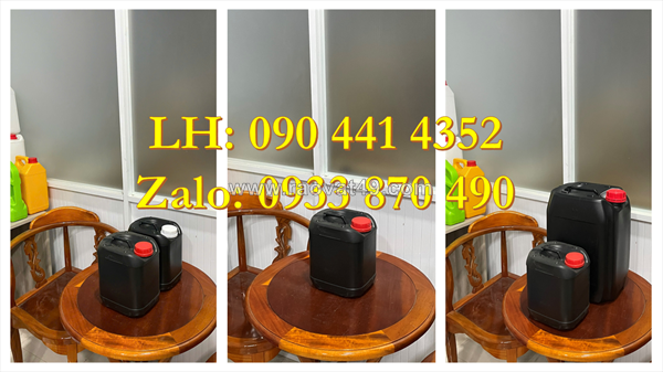 Can nhựa 5 lít đựng chất xúc tác, can nhựa 2 lít đựng chất dinh dưỡng, can nhựa 1 lít đựng chất bão hòa