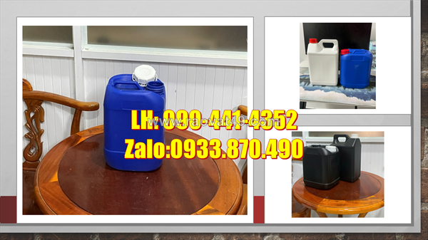 Can nhựa 5 lít đựng hóa chất sinh khí, can nhựa 2 lít, can vàng 1 lít đựng dược phẩm