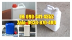 Can nhựa 5 lít đựng hóa chất sinh khí, can nhựa 2 lít màu đen, can nhựa 1 lít chống uv