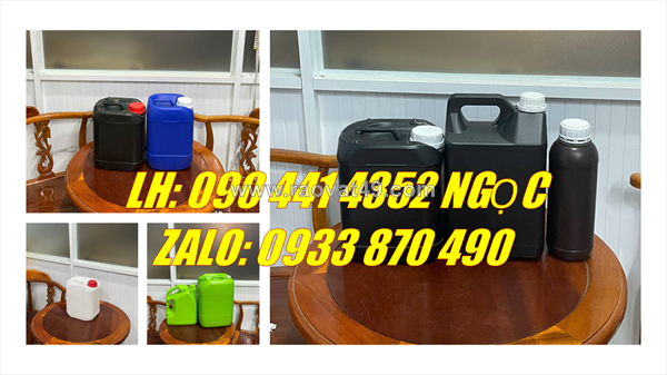 Can nhựa 500ml đựng dầu mỏ, can nhựa 1 lít đựng thuốc tẩy, can nhựa 2 lít đựng thực phẩm pha loãng