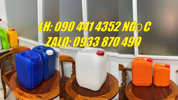 Can nhựa 500ml đựng dầu mỏ, can nhựa 1 lít đựng thuốc tẩy, can nhựa 2 lít đựng thực phẩm pha loãng