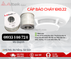 Cáp âm thanh báo cháy 6x0.22mm2 altek kabel