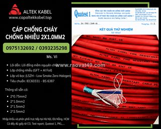 Cáp chống cháy chống nhiễu – bảo vệ hệ thống trong tình huống khẩn cấp