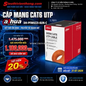 Cáp mạng cat6 dahua dh-pfm922i-6un-c – ưu đãi giá cực tốt đến 31/07