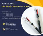 Cáp tín hiệu rs485 1 pair 24awg – truyền tín hiệu ổn định đà nẵng, huế, bình định