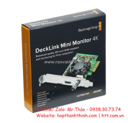 Card kỹ xảo blackmagic design decklink mini monitor – chính hãng, đẳng cấp monitoring