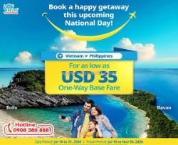 Cebu pacific ưu đãi vé máy bay đi philippines