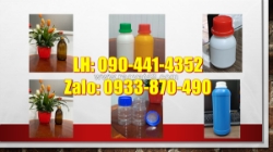 Chai nhựa 1 lít đựng dung dịch lau chùi chuyên dụng, chai nhựa 500ml đựng dung dịch tẩy rửa đa năng