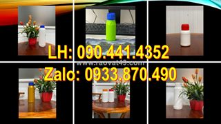 Chai thủy tinh 1 lít tròn đựng nông dược, vỏ chai thủy tinh 500ml đựng hóa chất, chai tròn thủy tinh 250ml