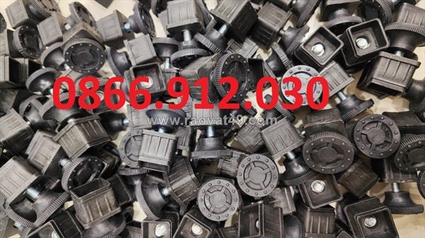 Chân tăng giảm chiều cao cho kệ, tủ, bàn hộp vuông 30x30