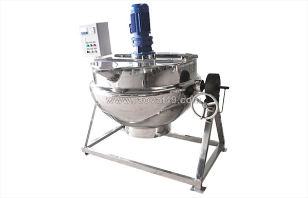 Chảo sên nhân bánh trung thu inox 100l