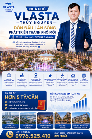 Chỉ hơn 5 tỷ sở hữu căn hộ vlasta thủy nguyên - trung tâm mới hải phòng