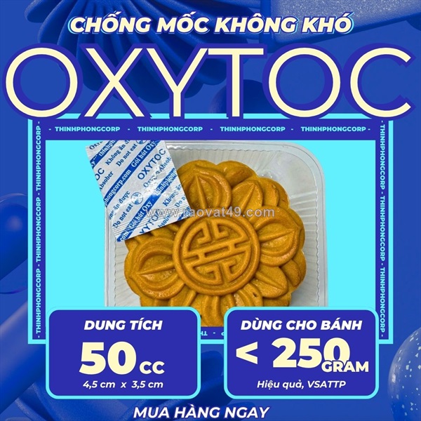 Chỉ một gói oxytoc, liệu có giúp chống mốc bánh trung thu?