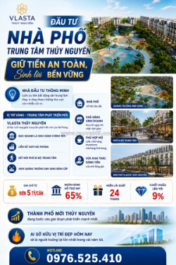 Chỉ từ hơn 5 tỷ - sở hữu nhà phố vlasta thủy nguyên hải phòng - nhận nhà ngay