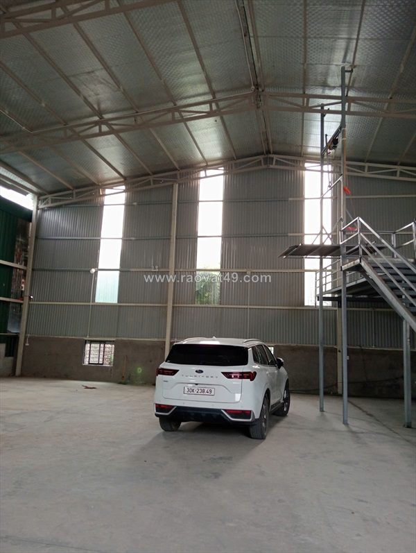 Cho thuê kho xưởng 450m² tại hải bối, đông anh – điện 3 pha, nước sạch.