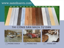 Chọn sàn nhựa hợp nội thất + 33 mẫu sàn nhựa spc