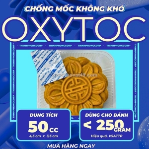 Chống mốc bánh trung thu, bạn đã dùng gói oxytoc chưa?