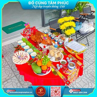 Chu toàn mọi nghi lễ cùng đồ cúng tâm phúc