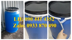 Chuyên cung cấp thùng phuy nhựa 30 lít – 60 lít – 120 lít – 150 lít – 220 lít nắp kín, nắp hở tphcm