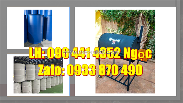Chuyên cung cấp thùng phuy sắt 220 lít nắp hở, thùng phuy sắt cũ loại tốt, còn bảo hành