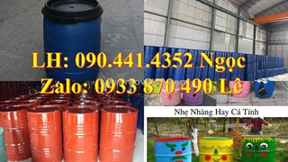 Chuyên cung cấp thùng phuy sắt 220 lít tại vũng tàu, thùng phuy nhựa 220 lít nắp kín tại đồng nai