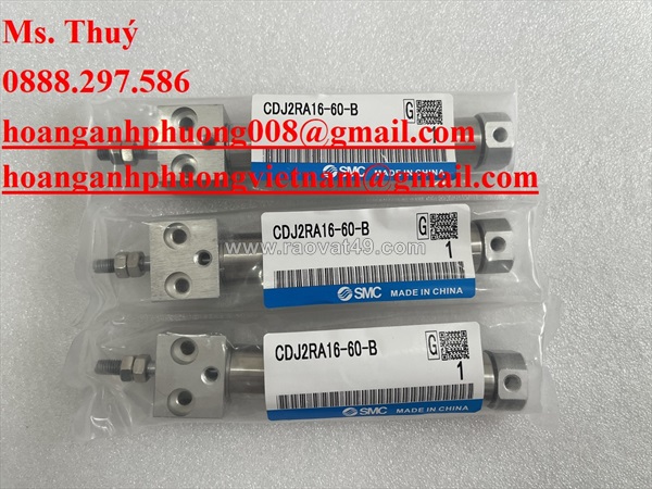 Chuyên hàng smc - xi lanh nhỏ gọn cdj2ra16-60b