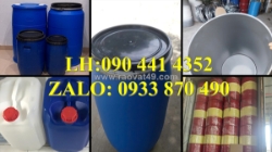 Chuyên thùng phuy nhựa 30l, thùng phuy nhựa 50 lít, vỏ thùng phuy nhựa 60 lít đựng hóa chất