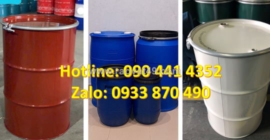 Chuyên thùng phuy sắt 220 lít đựng nhớt, thùng phuy sắt 220 lít vận chuyển xăng