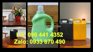 Công ty sản xuất can nhựa đựng hóa chất 500ml, can 1 lít đựng nước khoáng, can 2 lít vuông đựng hóa chất