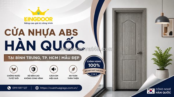 Cửa nhựa abs hàn quốc tại bình trưng, tp. hcm | mẫu đẹp