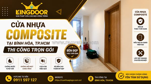 Cửa nhựa composite tại bình hòa, hồ chí minh | báo giá mới nhất & thi công trọn gói