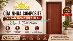Cửa nhựa composite tại tân đông hiệp, dĩ an | đẹp & tiết kiệm