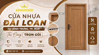 Cửa nhựa đài loan tại bình trưng, tp. hcm | thi công trọn gói