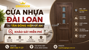Cửa nhựa đài loan tại tân đông hiệp, dĩ an | khảo sát miễn phí