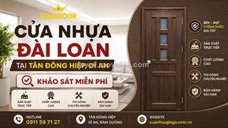 Cửa nhựa đài loan tại tân đông hiệp, dĩ an | khảo sát miễn phí