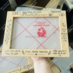 Cung cấp khung hình gỗ - khắc logo, nội dung theo yêu cầu