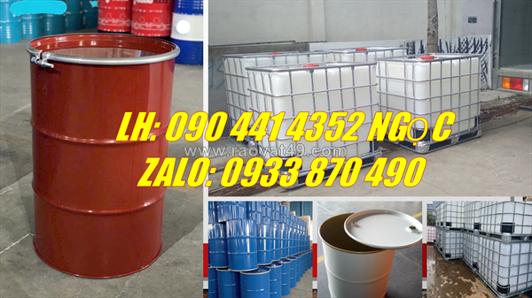 Cung cấp thùng phuy sắt màu xanh dương 220 lít, thùng phuy sắt 220 lít có tráng epoxy tphcm