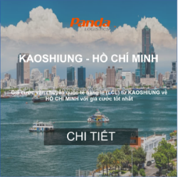 Cước vận chuyển hàng lẻ từ kaoshiung về hồ chí minh