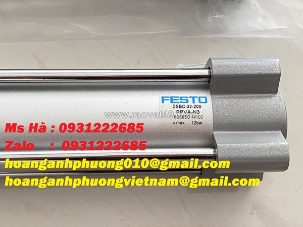 Cylinder festo dsbc-32-200-ppva-n3 hàng mới - bảo hành 12 tháng