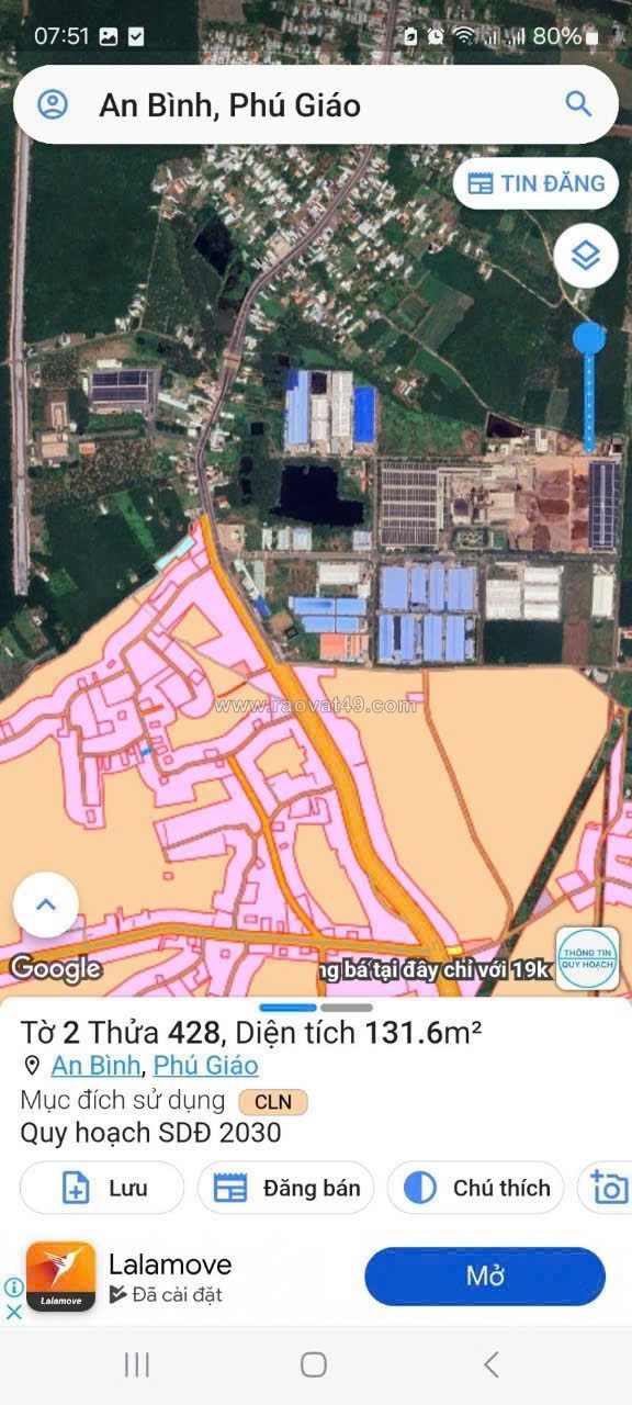 Đất đẹp - giá tốt - cần bán nhanh lô đất tại an bình, phú giáo, bình dương