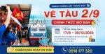 Đặt vé tàu sớm cho dịp lễ 2/9 và cuối năm 2026